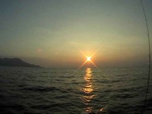 駿河湾の夕日