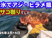 アジ・ヒラメ狙い